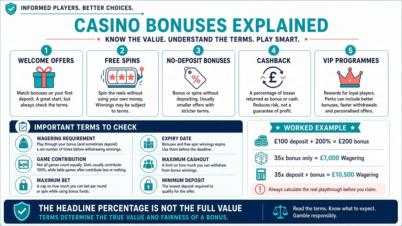 Bonuses non gamstop casinos